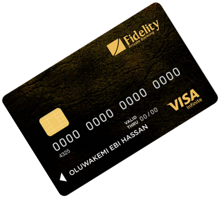 Fidelity bank cards Visa Signature Debit Card